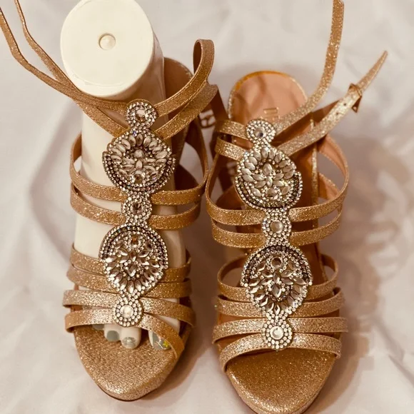 De Blossom Collection | Shoes | Pink Sparkly Dress Shoes | Poshmark